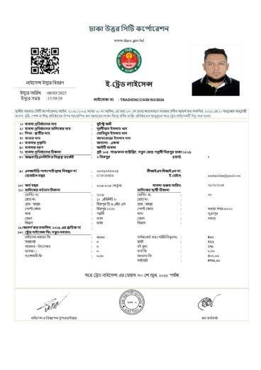 Swiftcard Trade License page 0001